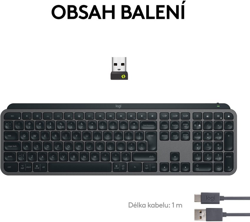 Logitech MX Keys S PLUS - GRAPFITE - UK INT'L - BT