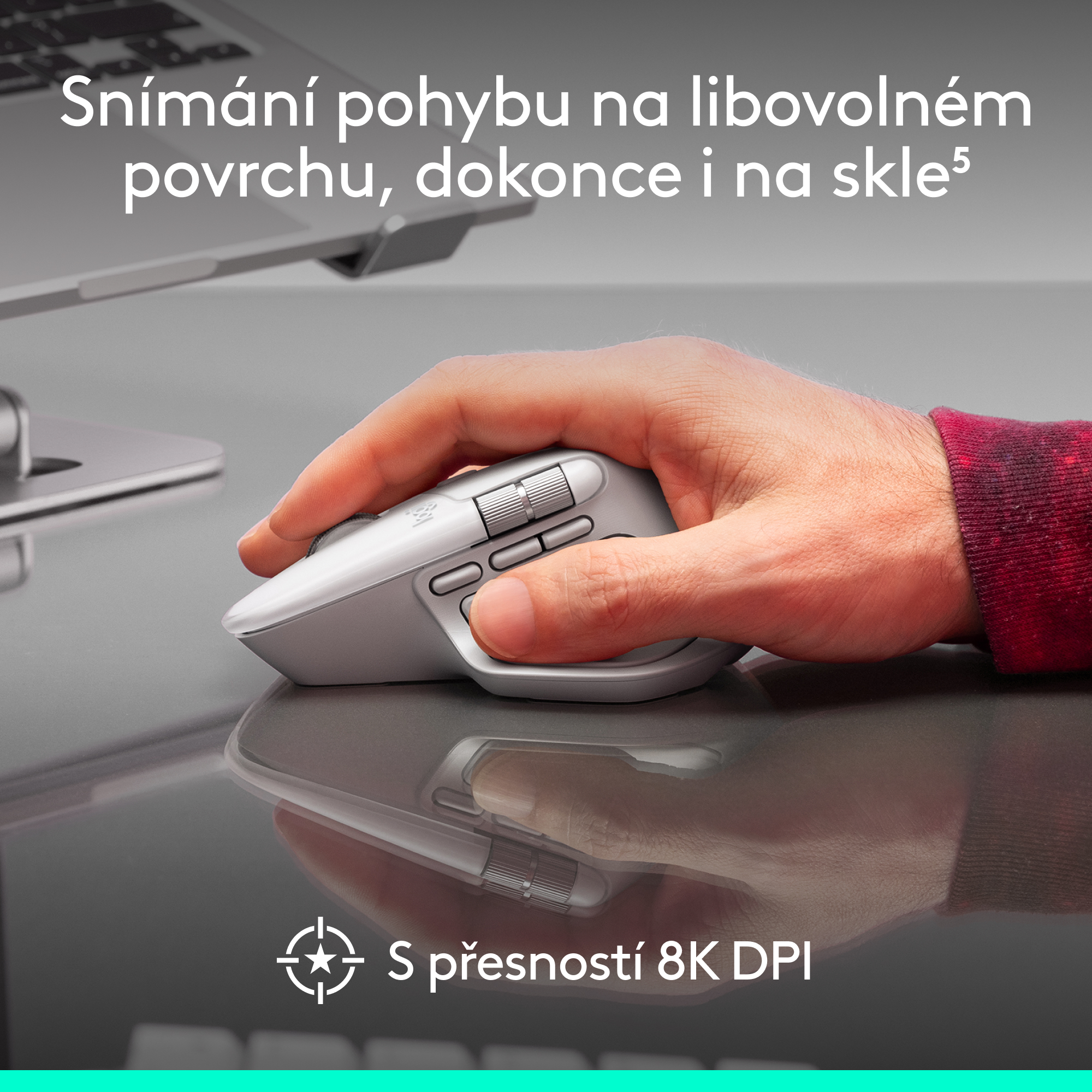 Logitech MX Master 4 for Mac - WHITE SILVER - EMEA