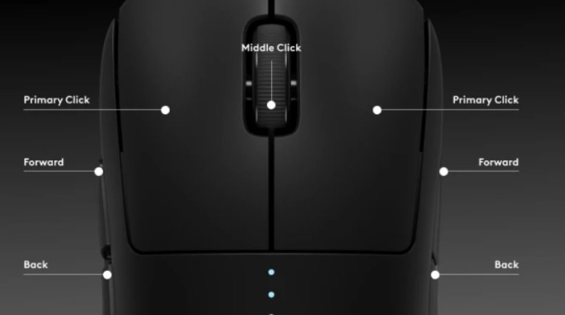 Logitech PRO 2 LIGHTSPEED Wireless Mouse - BLACK - EER2s