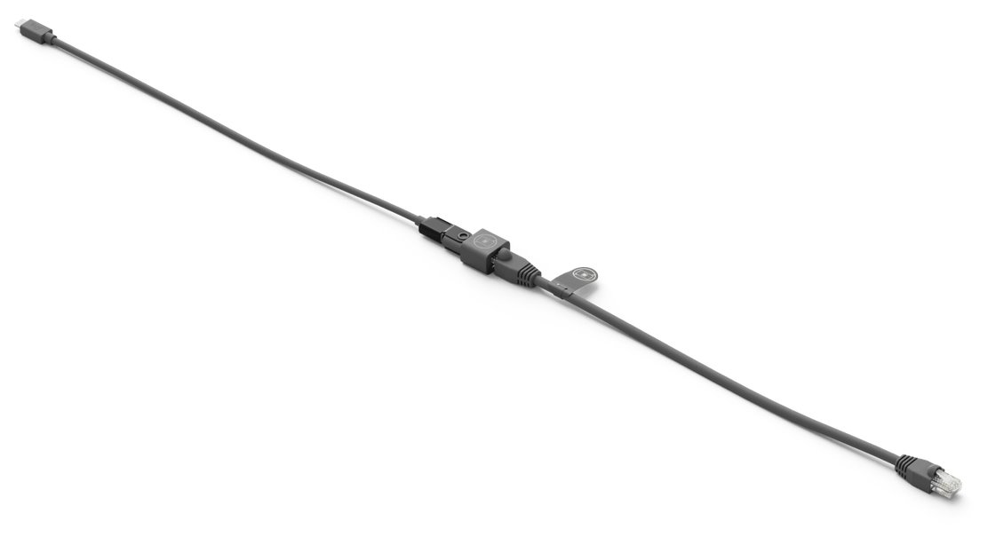 Logitech Rally Mic Pod Cat Coupler - GRAPHITE (Podporuje kabely CAT6 o délce maximálně 20 metrů)