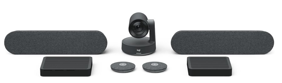 Logitech Rally Plus Ultra-HD ConferenceCam, 2 mic black, 2 repro BLACK - EMEA
