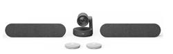 Logitech Rally Ultra-HD ConferenceCam, 2 white mic, 2 repro - BLACK - EMEA