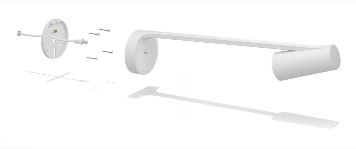 Logitech Scribe Kamera pro snímání tabule pro videokonferenční místnosti - OFF-WHITE - USB