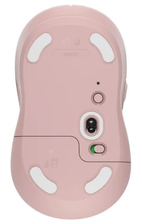 Logitech Signature M650 Wireless Mouse - ROSE - EMEA