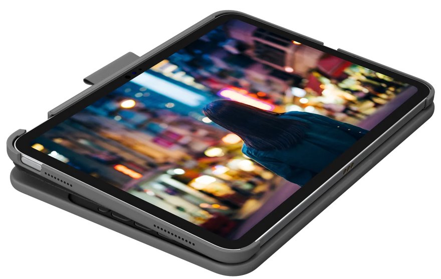 Logitech Slim Folio for iPad (10th gen a A16) - GREY - US - INTNL