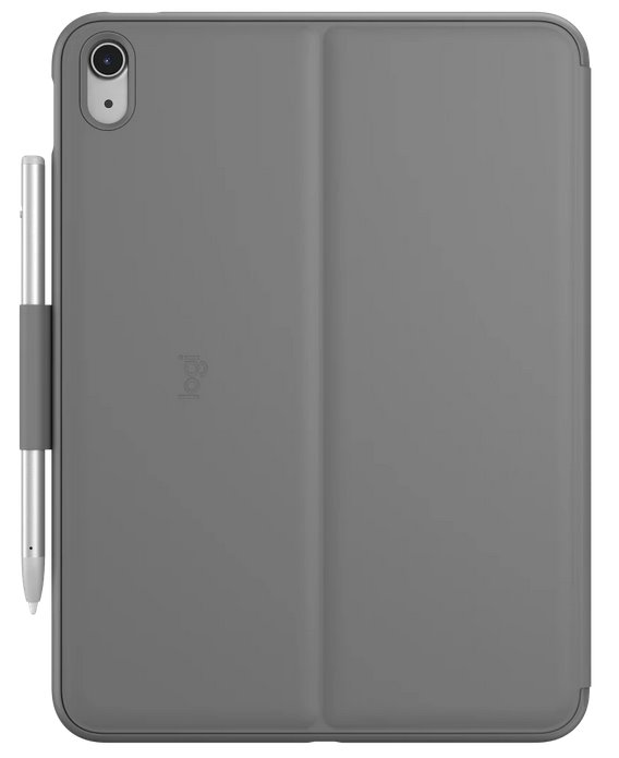 Logitech Slim Folio for iPad (10th gen a A16) - GREY - US - INTNL