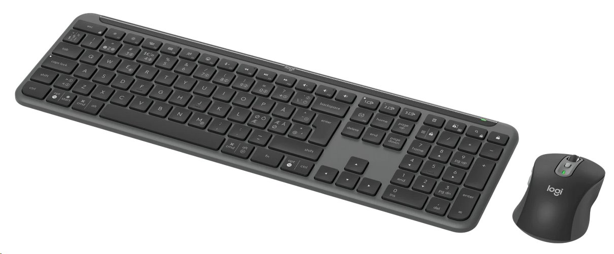Logitech Wireless Combo SLIM MK950 for business - GRAPHITE - US INT'L-2.4GHz/BT