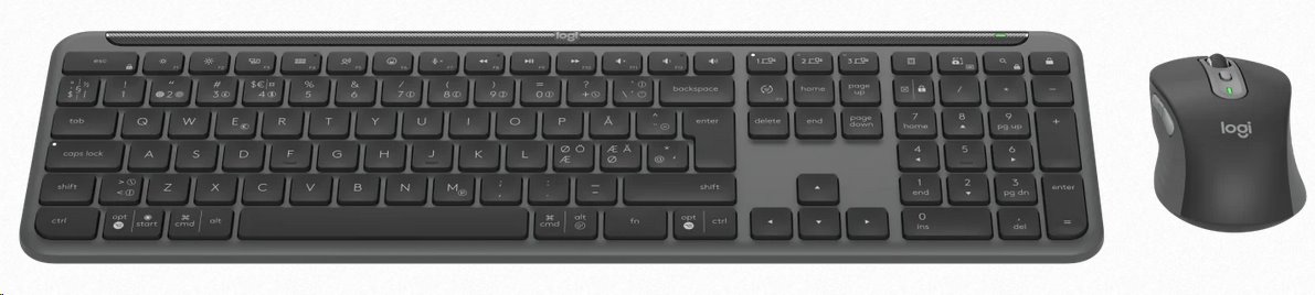Logitech Wireless Combo SLIM MK950 - GRAPHITE - US INT'L 2.4GHz/BT