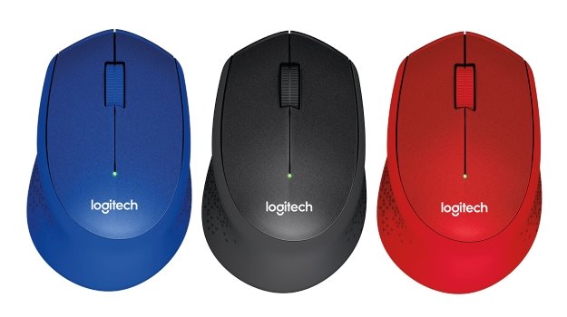 Logitech Wireless Mouse M330 SILENT PLUS - EMEA - BLUE