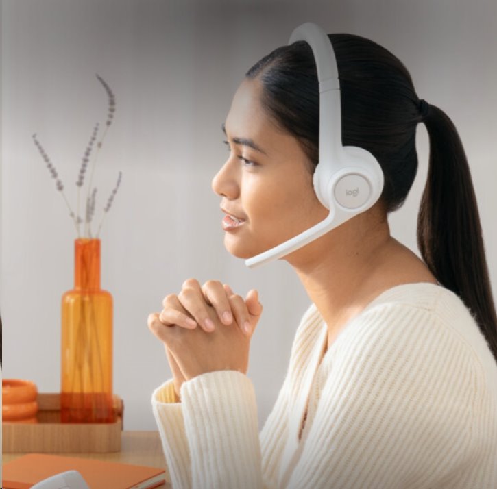 Logitech Zone 300 headset - WHITE - EMEA