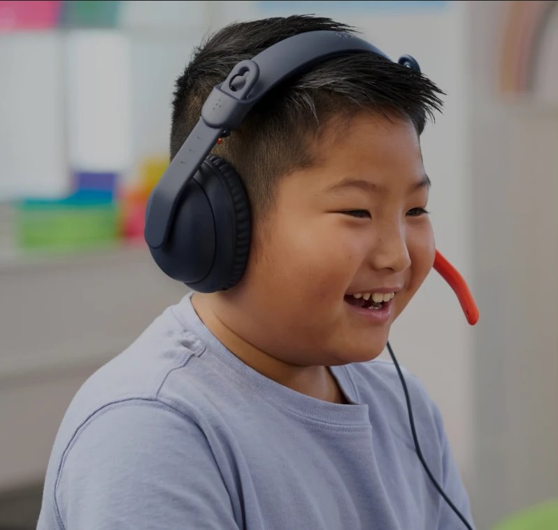 Logitech Zone Learn - CLASSIC BLUE - 3.5mm OVER EAR