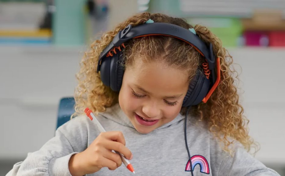 Logitech Zone Learn - CLASSIC BLUE - USB-C OVER EAR