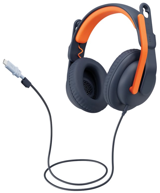 Logitech Zone Learn - CLASSIC BLUE - USB-C OVER EAR