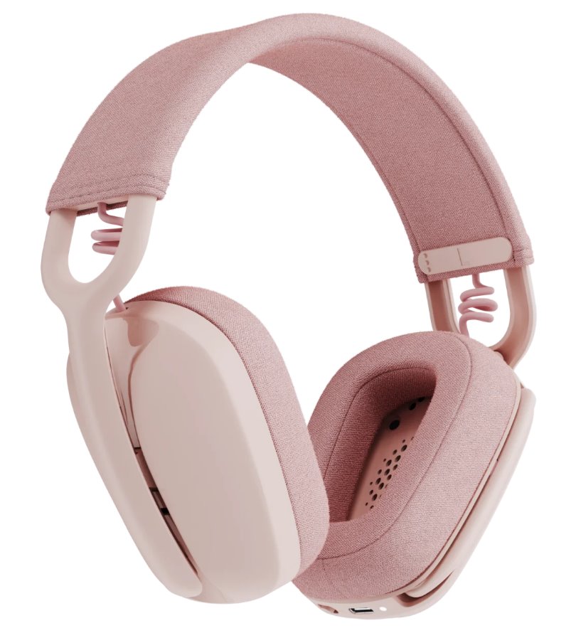 Logitech Zone Vibe 100 headset - ROSE