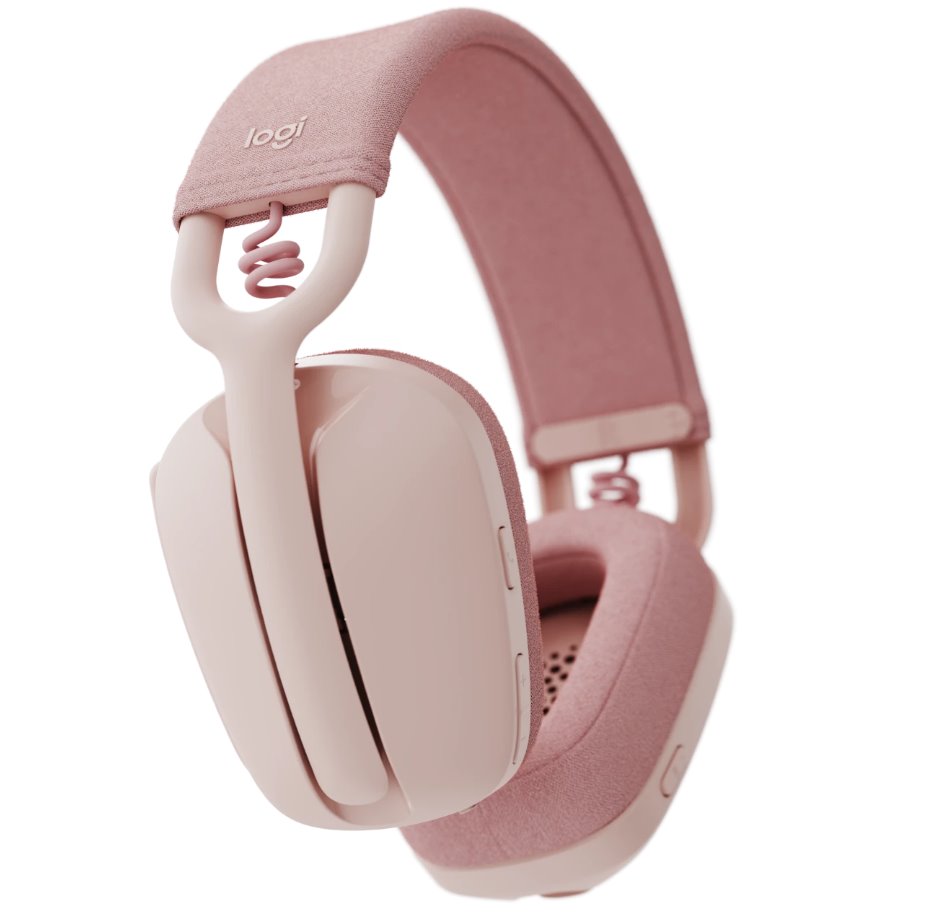 Logitech Zone Vibe 100 headset - ROSE