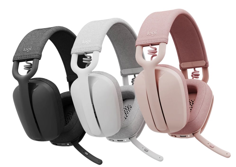 Logitech Zone Vibe Wireless MS bluetooth headset - ROSE - EMEA