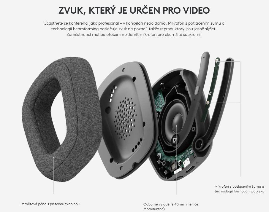 Logitech Zone Vibe Wireless MS bluetooth headset - ROSE - EMEA