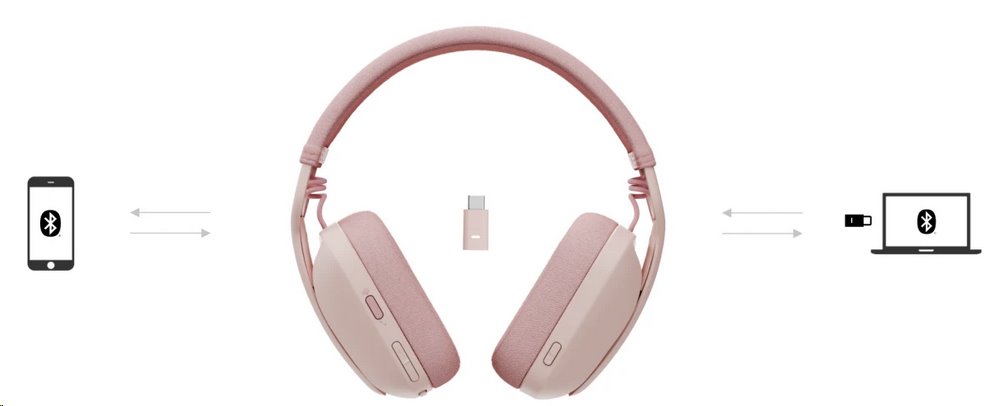 Logitech Zone Vibe Wireless UC headset - GRAPHITE - EMEA