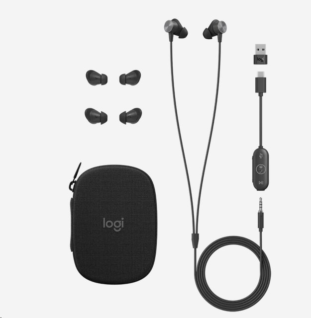 Logitech Zone Wired Earbuds UC - GRAPHITE - EMEA