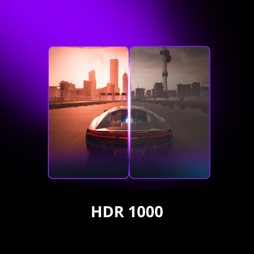 Lorgar 27 herní monitor, rovný 4K UHD, miniLED