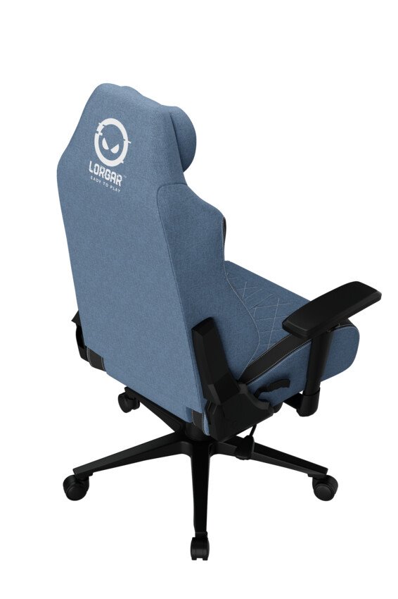 LORGAR CHA41, Ergonomic Gaming Chair Advanced, premium anti-stain fabric, Blue