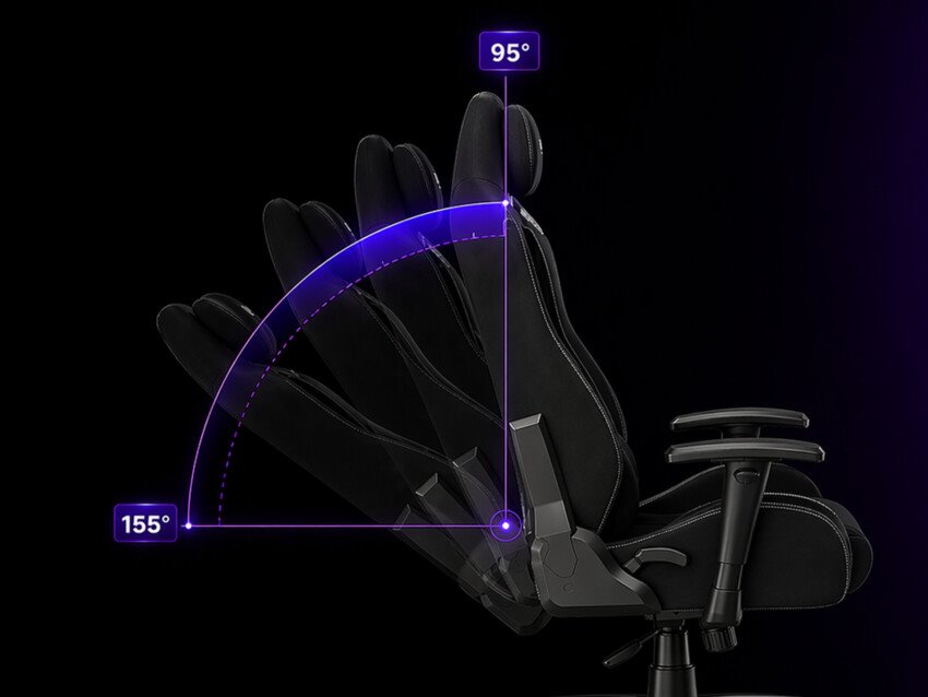 LORGAR CHA41, Ergonomic Gaming Chair Advanced, premium anti-stain fabric, Grey