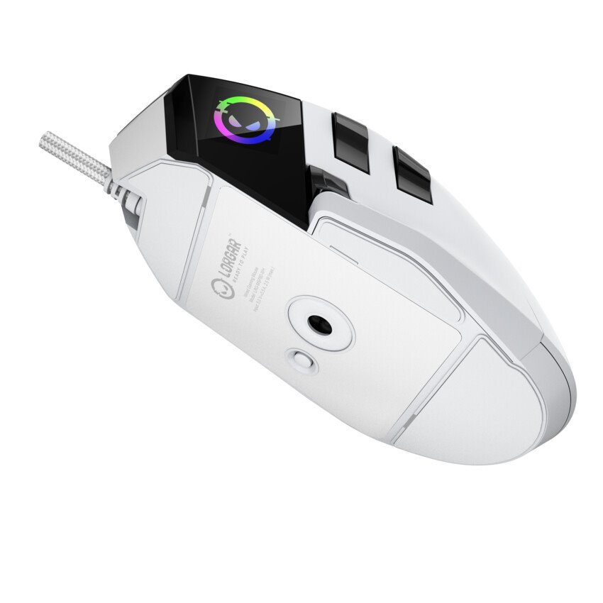 LORGAR herní myš MSP80, White