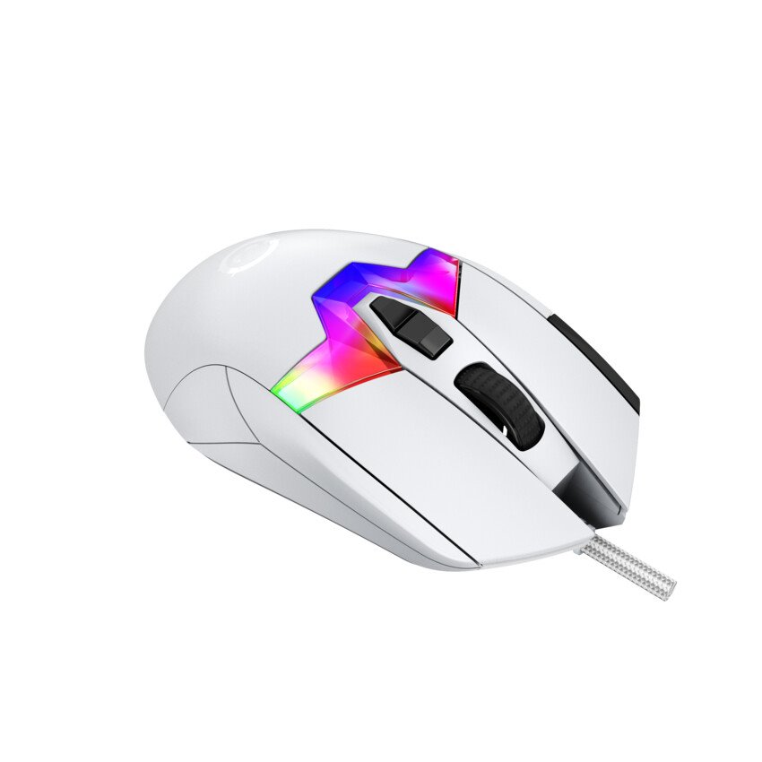LORGAR herní myš MSP80, White