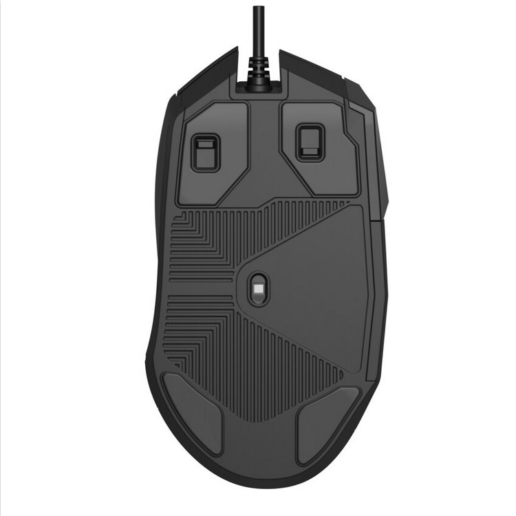 LORGAR herní myš Stricter 579, drátová, OLED display, až 12 000 DPI, RGB, Pixart PMW 3336, 9tl., makra, černá