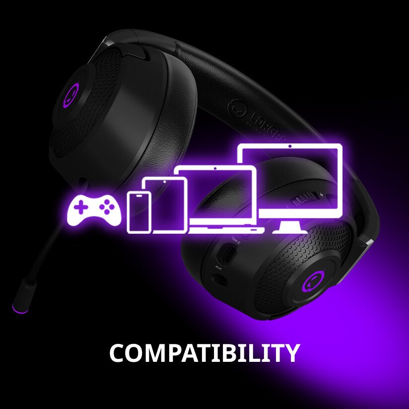 LORGAR Noah 702, herní Headset, black