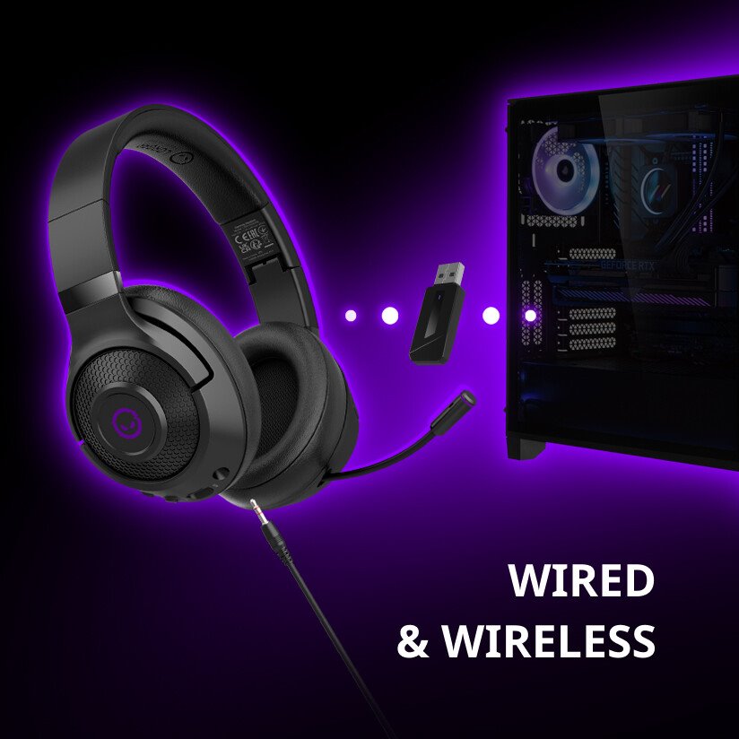 LORGAR Noah 702, herní Headset, black