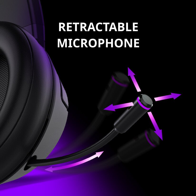 LORGAR Noah 702, herní Headset, black