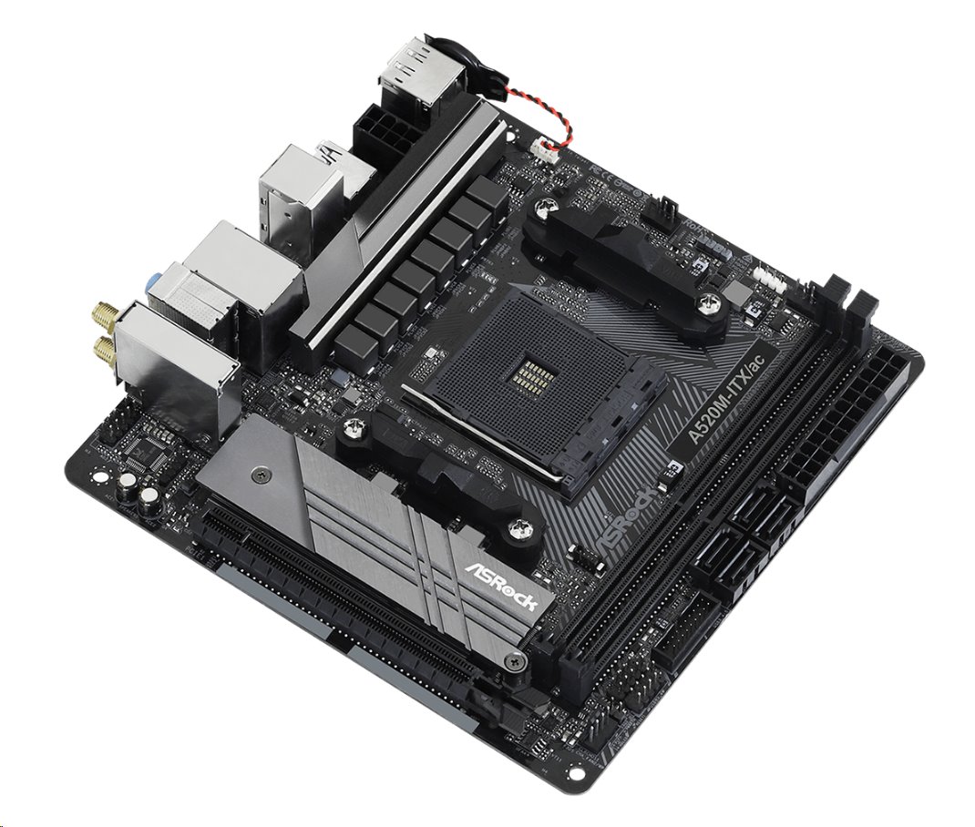 MB Asrock A520M-ITX/AC /AM4/2xDDR4/M.2/W5+BT4.2/HDMI/DP/mITX