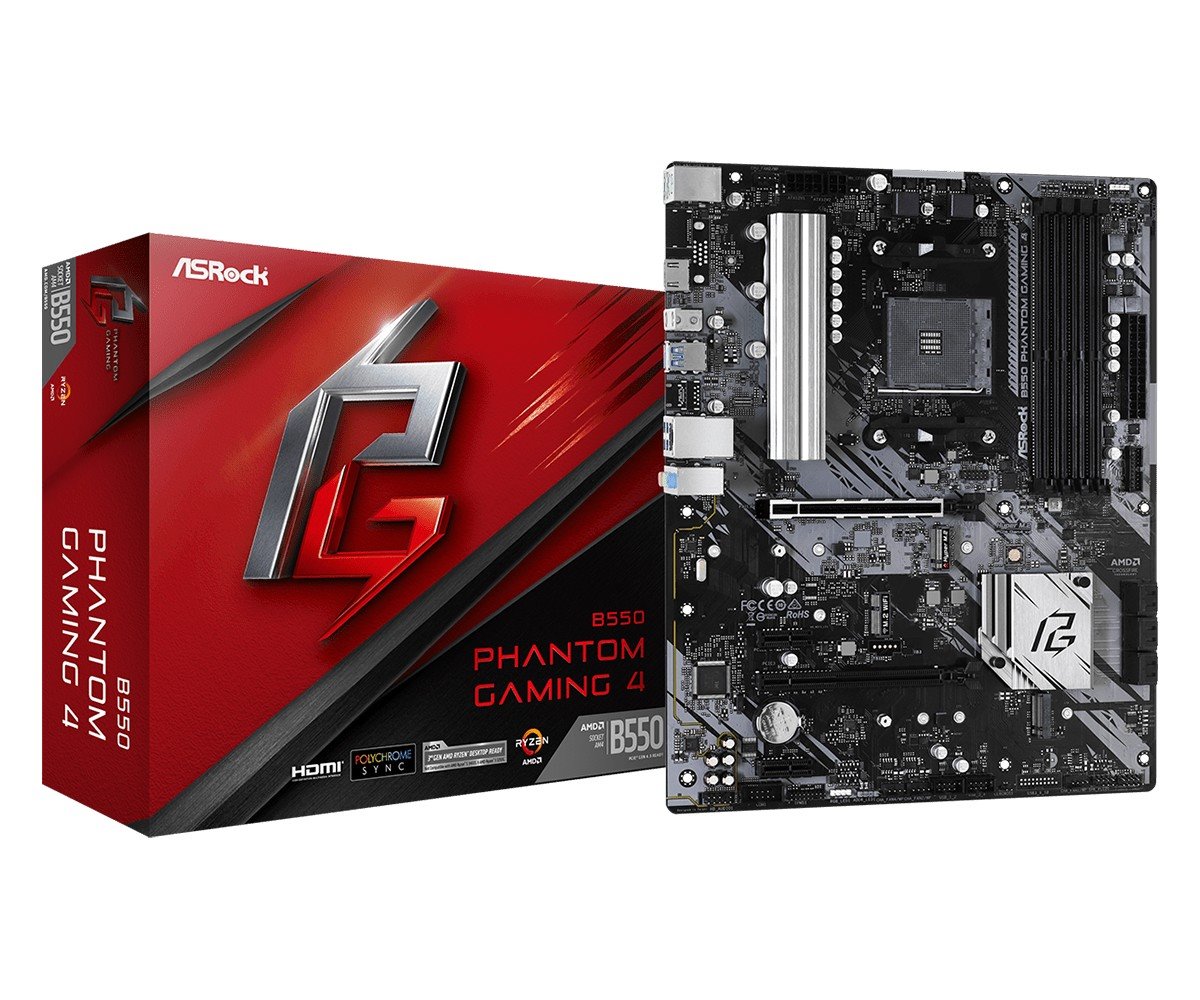 MB Asrock B550 PHANTOM GAMING 4 /AM4/4xDDR4/M.2/HDMI/ATX