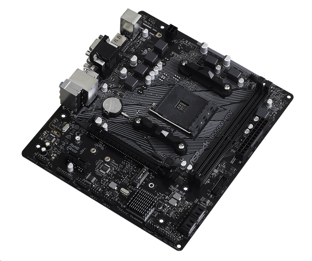 MB Asrock B550M-HDV /AM4/2xDDR4/M.2/HDMI/DVI-D/D-Sub/mATX