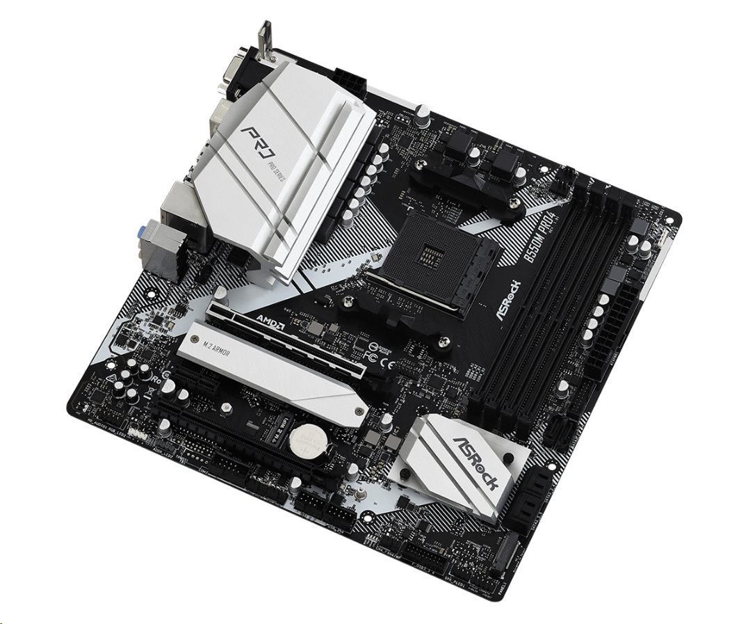 MB Asrock B550M PRO4 /AM4/4xDDR4/M.2/HDMI/DP/D-sub/mATX