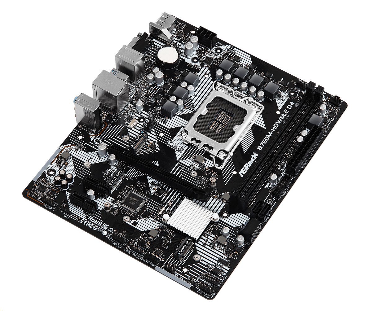 MB Asrock B760M-HDV/M.2 D4 /LGA1700/4xDDR4/M.2/HDMI/DP/D-sub/mATX