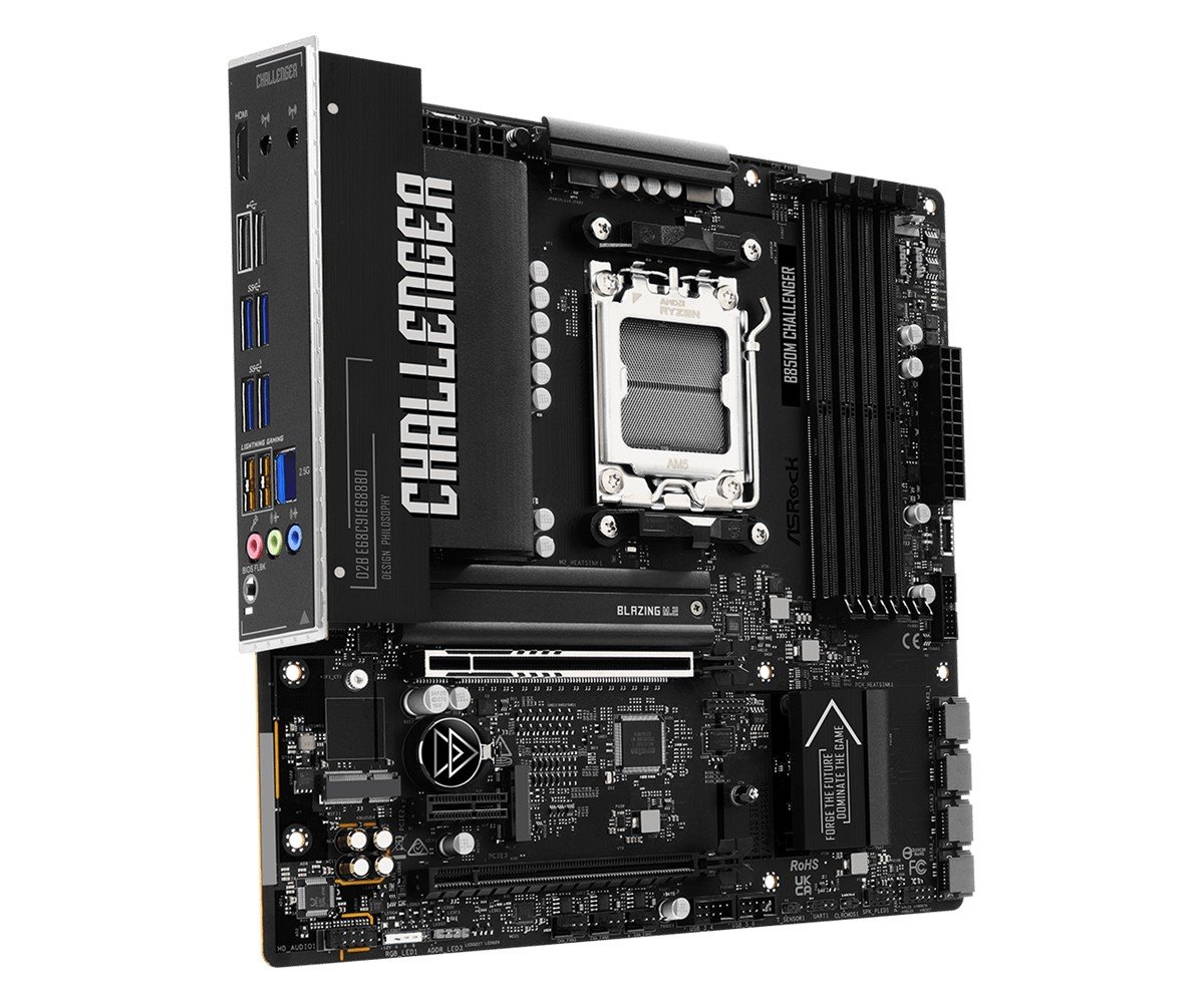 MB Asrock B850M CHALLENGER /AM5/4xDDR5/M.2/HDMI/mATX