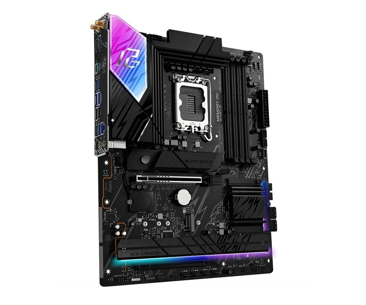 MB Asrock B860 LIGHTNING WIFI /LGA1851/4xDDR5/M.2/W6E+BT5.3/HDMI/DP/TB4/ATX