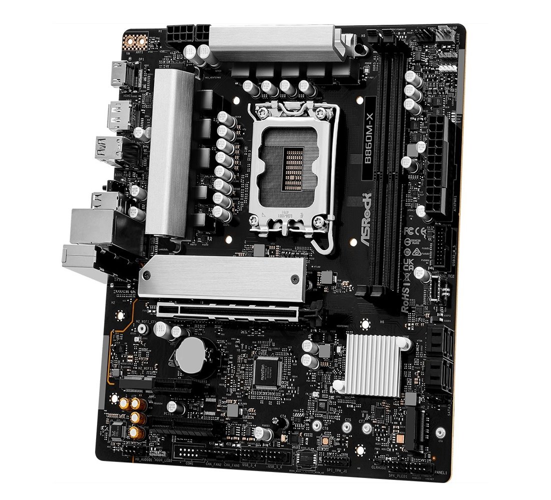 MB Asrock B860M-X /LGA1851/2xDDR5/M.2/HDMI/DP/mATX