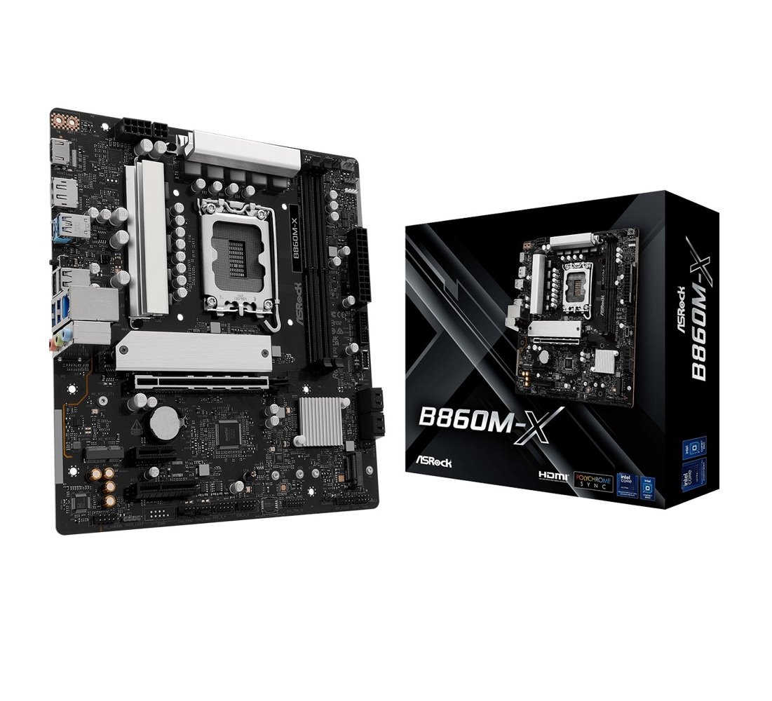 MB Asrock B860M-X /LGA1851/2xDDR5/M.2/HDMI/DP/mATX