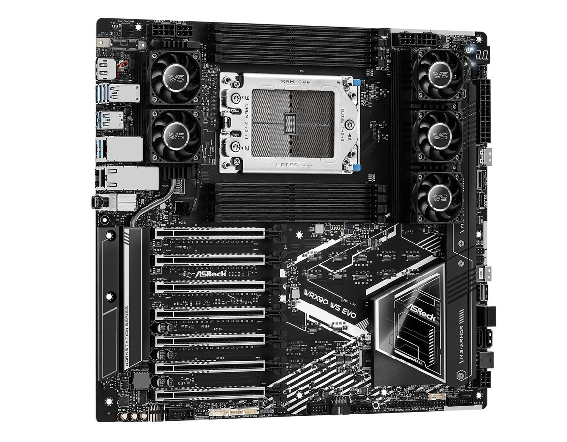 MB Asrock WRX90 WS EVO /sTR5/8xDDR5/M.2/DP/EEB