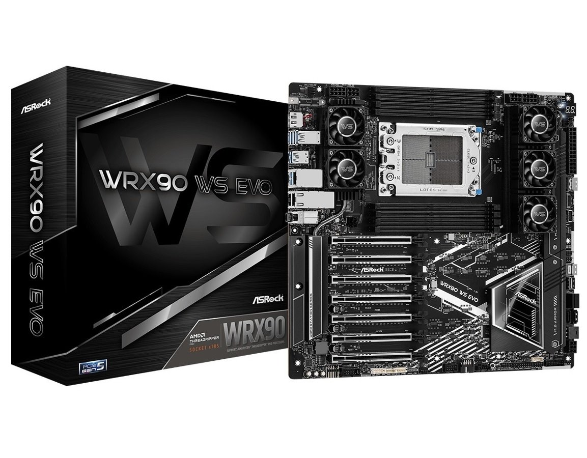 MB Asrock WRX90 WS EVO /sTR5/8xDDR5/M.2/DP/EEB