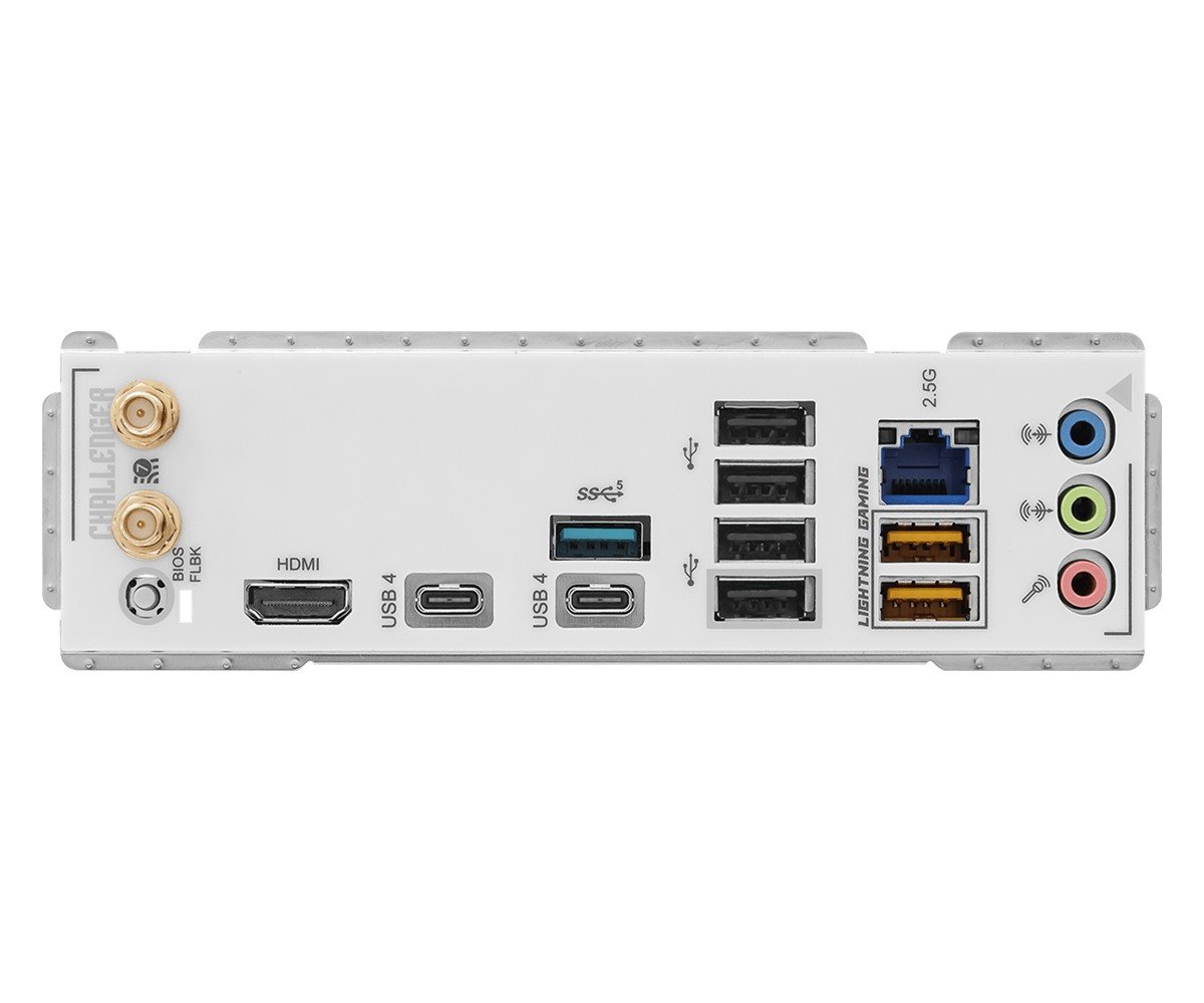 MB Asrock X870 Challenger WiFi White /AM5/4xDDR5/M.2/W7+BT5.4/HDMI/USB4/ATX/White
