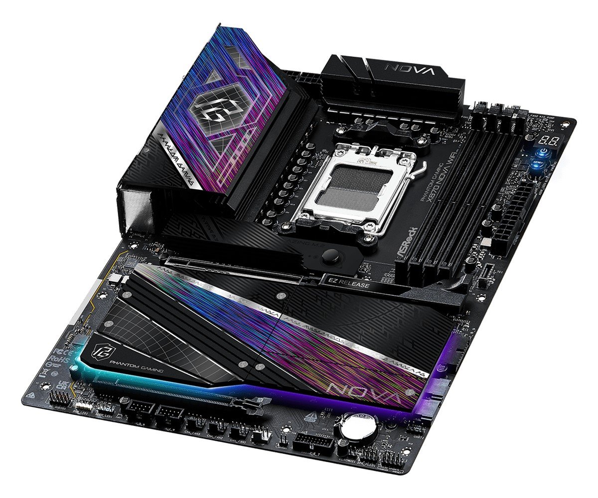 MB Asrock X870 NOVA WIFI /AM5/4xDDR5/M.2/W7+BT5.4/HDMI/USB4/ATX