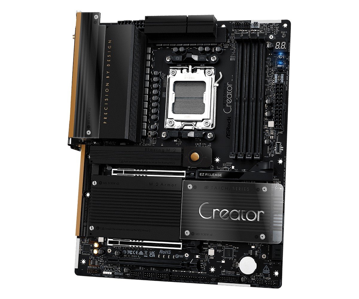 MB Asrock X870 TAICHI CREATOR /AM5/4xDDR5/M.2/W7+BT5.4/HDMI/USB4/ATX