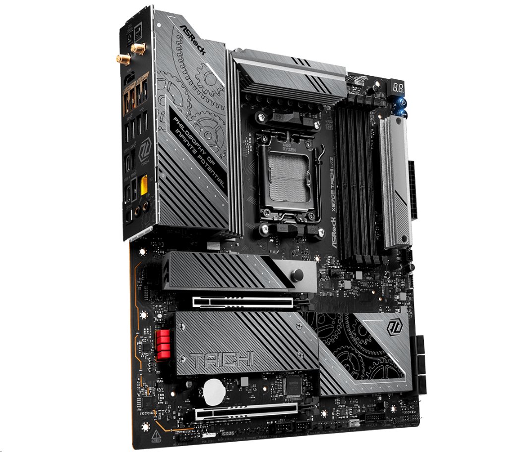 MB Asrock X870E TAICHI LITE /AM5/4xDDR5/M.2/W7+BT5.4/HDMI/USB4/E-ATX