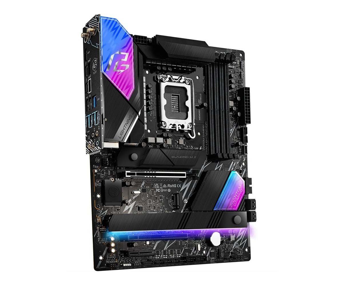 MB Asrock Z890 LIGHTNING WIFI /LGA1851/4xDDR5/M.2/W7+BT5.4/HDMI/TB4/ATX