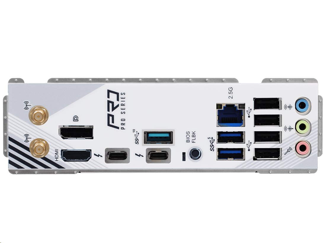 MB Asrock Z890 PRO RS WIFI WHITE /LGA1851/4xDDR5/M.2/W6E+BT5.3/HDMI/DP/TB4/ATX/White