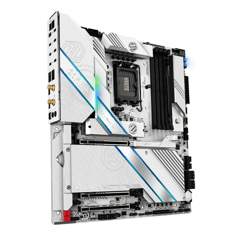 MB Asrock Z890 TAICHI AQUA /LGA1851/4xDDR5/M.2/W7+BT5.4/USB4/ATX/Silver